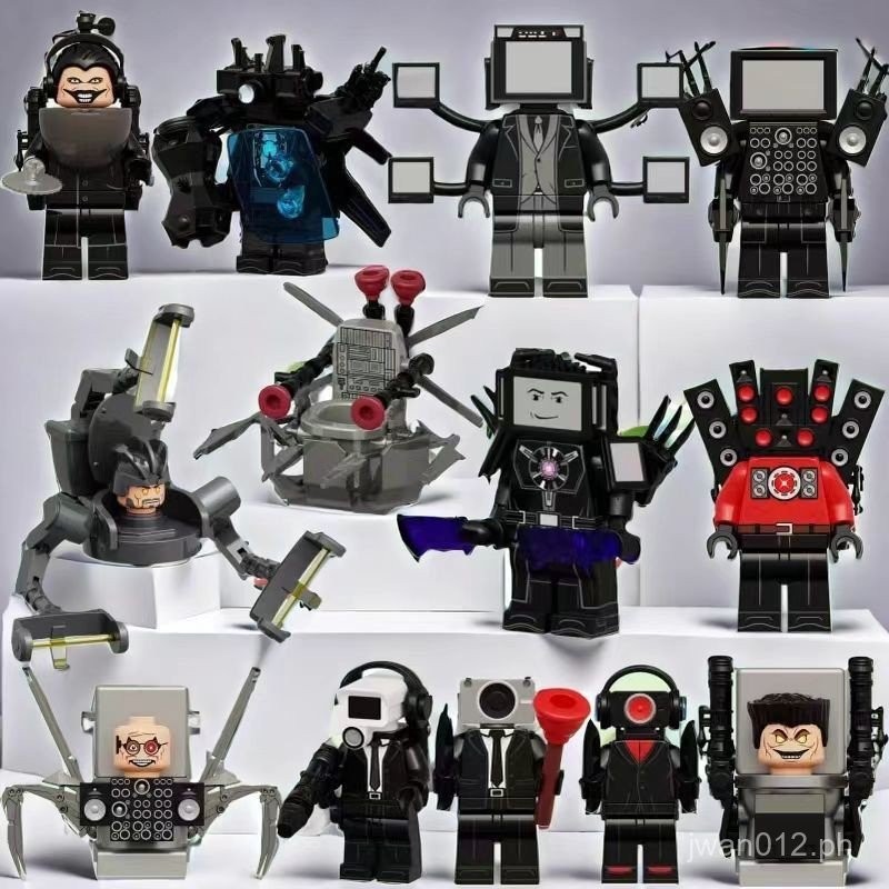 Compatible with Toilet Man vs Monitor Minifigure Titan Speaker Man and ...