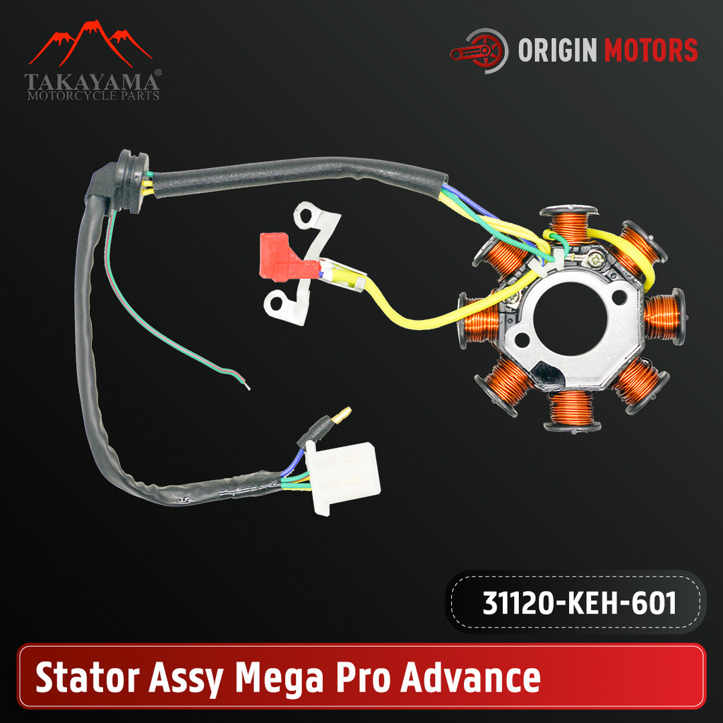 Takayama Spool Spull Stator Assy Complete Mega Pro Advance | Shopee ...