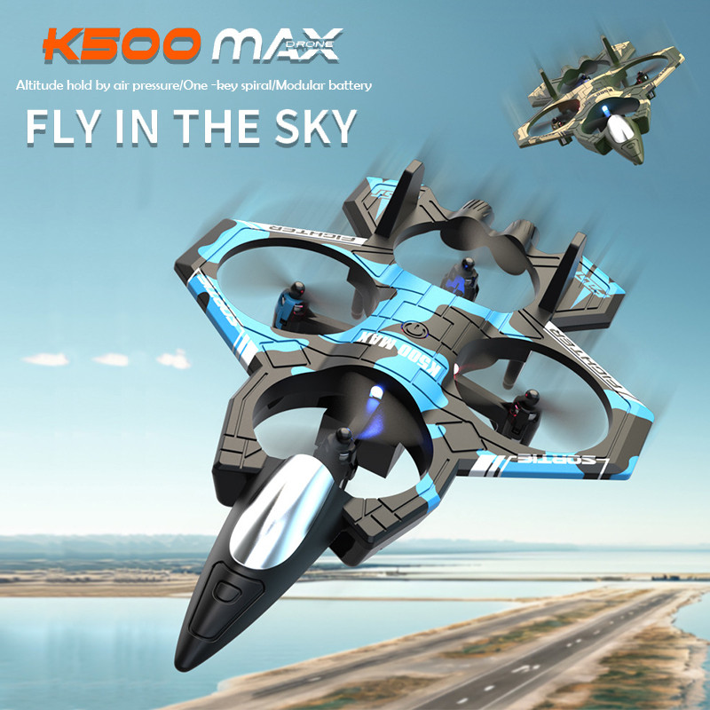 Kids RC Fighter Glider Fighter Jet Four-channel Suspension Quadcopter ...