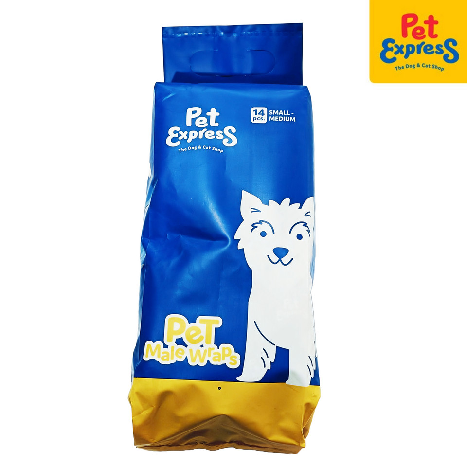 Pet Express Premium Male Wrap 14s Small Blue | Shopee Philippines