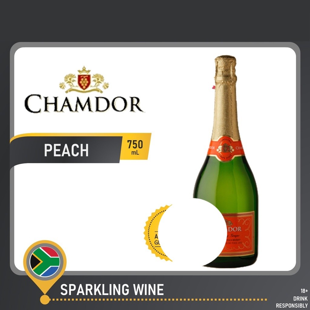 Chamdor Sparkling Peach 750 ml EXPIRATION DATE: MAY 28, 2025 | Shopee ...