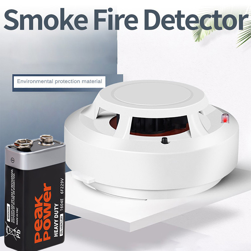 Smoke Fire Sensitive Detector Independent Alarm Home Security (With ...