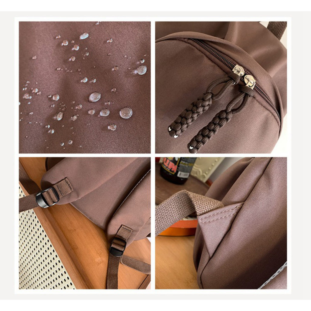 【COCI】Japanese Minimalist Women Students Nylon Back Pack School College ...