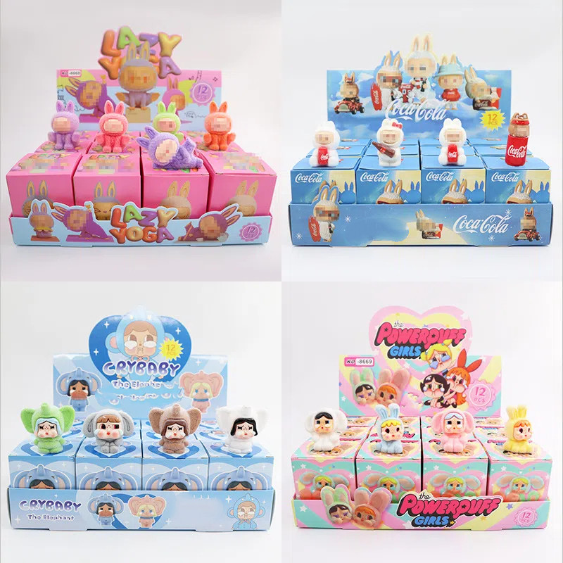 PS1 Labubu Sniffles the Elephant Little policewoman Mengli blind box ...