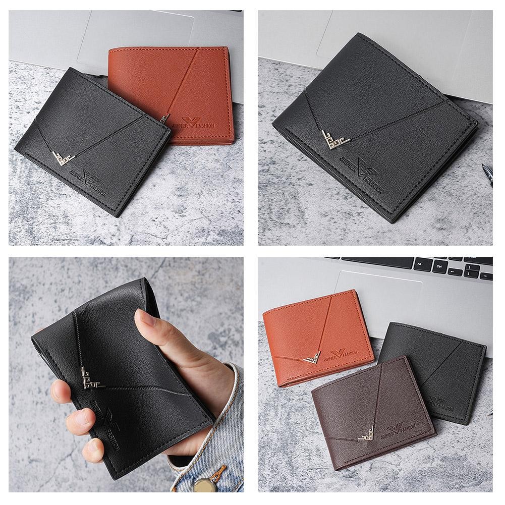 【Ready Stock】Men's Wallet Men's Short Wallet Men's Youth Simple And ...
