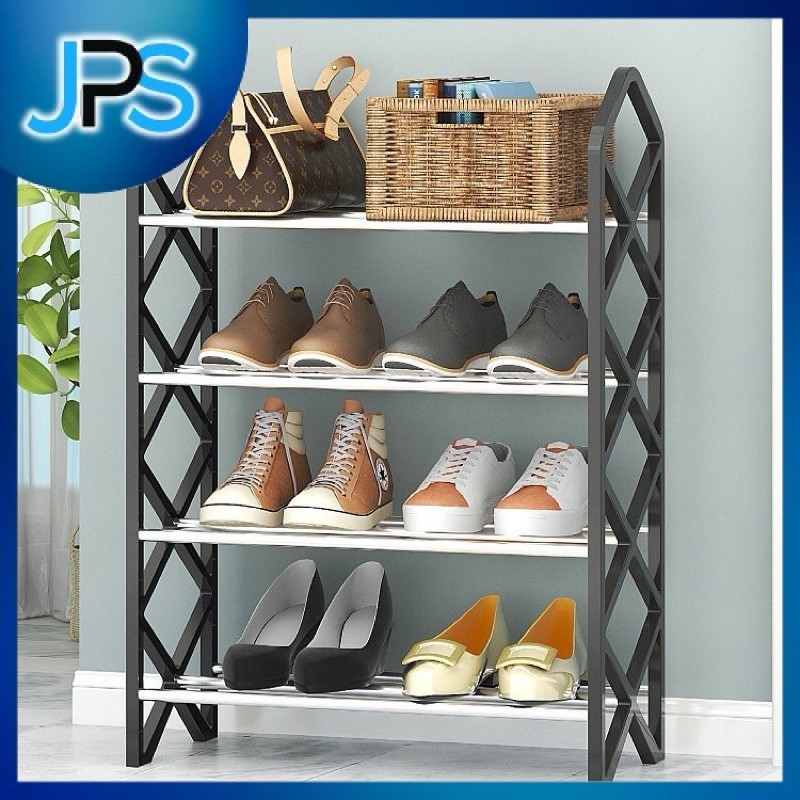 4 Layer Simple Shoe Rack Shoe Cabinet Student Dormitory Assembled ...
