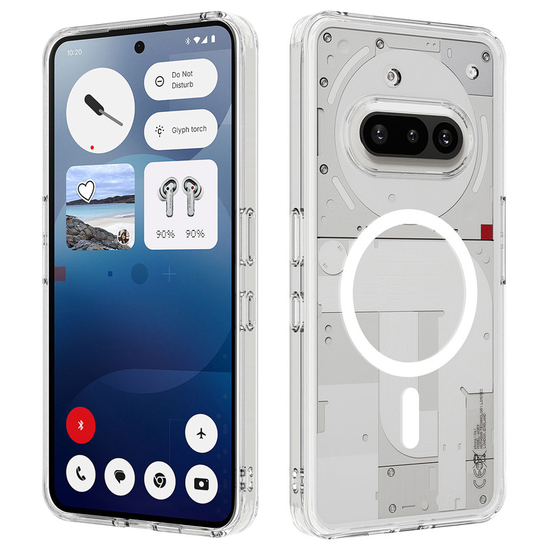 For Nothing Phone 3A Pro, 3A Case ELVEV Durable Acrylic Advanced ...