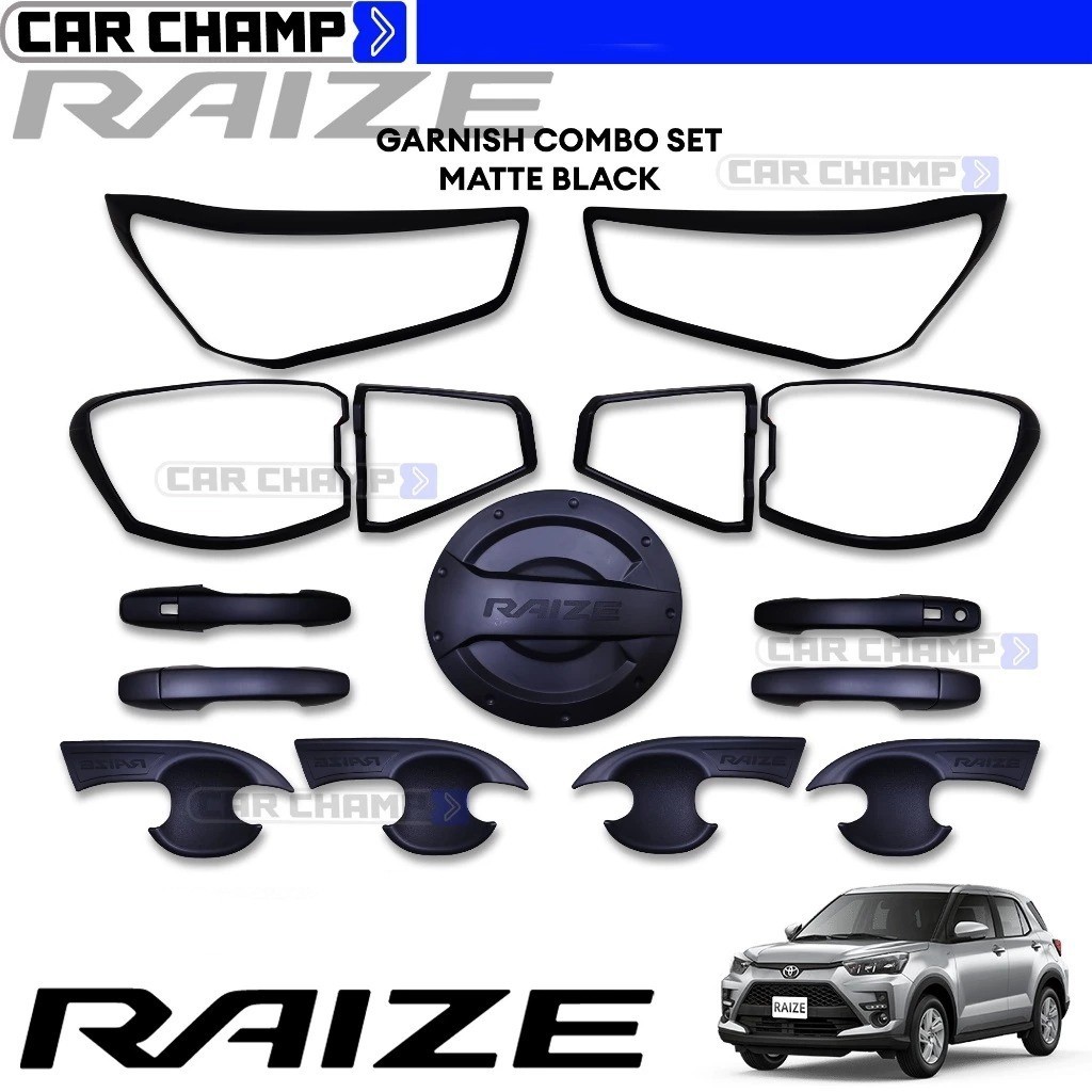 Toyota Raize 2022 - 2025 1.0 Turbo CVT / 1.2 G CVT Garnish Combo Set ...