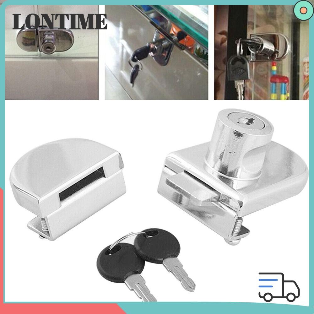 LONTIME STORE Cabinet Door Lock Cabinet Display Lock Stainless Steel ...