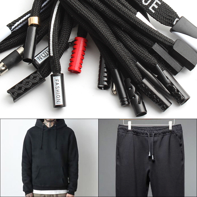 1PC Universal Black Elastic Drawstring Adjustable Waistband Rope for ...