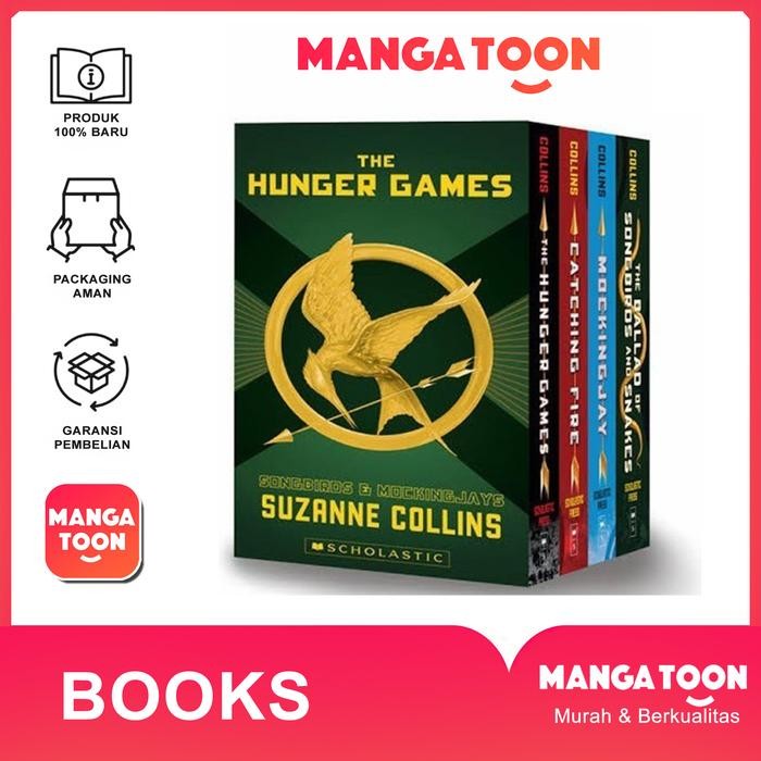 The hunger games series by Suzanne Collins (english) | Shopee Philippines