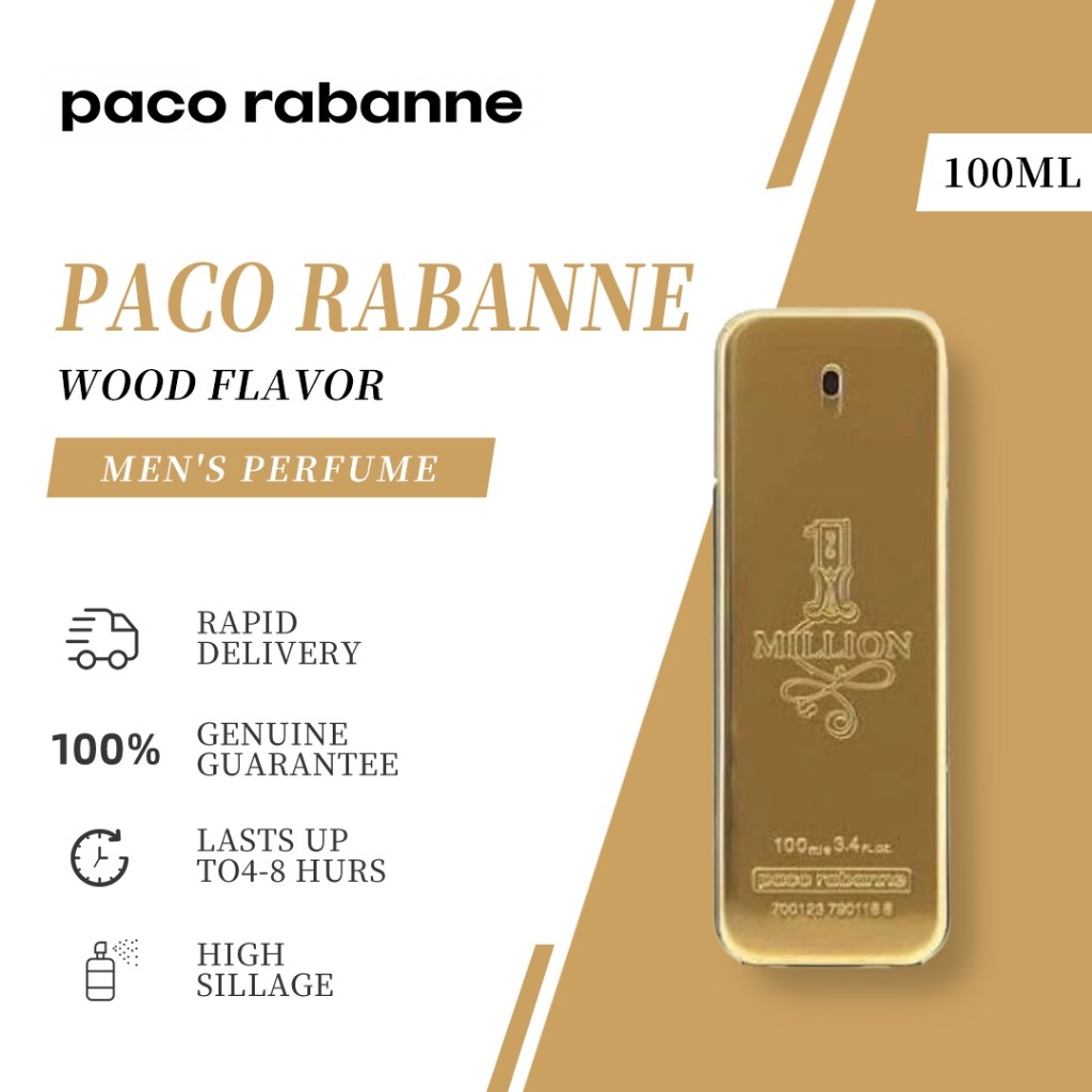 Paco Rabanne 1 Million 100ML Eau De Parfum For men Jadore Oil Based ...