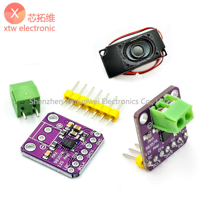 MAX98357 I2S Audio Amplifier Module Unfiltered Class D Amplifier ...