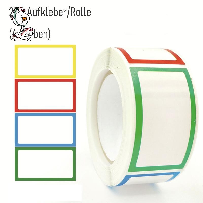 Color Blank Roll Label - Reusable Adhesive Can And Container Labels ...