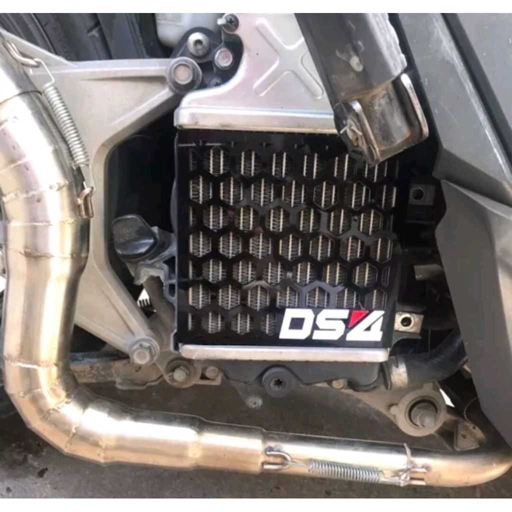 HONDA CLICK 125i V1/V2/V3/V4 DS4 RADIATOR COVER ACRYLIC BOLTLESS ...