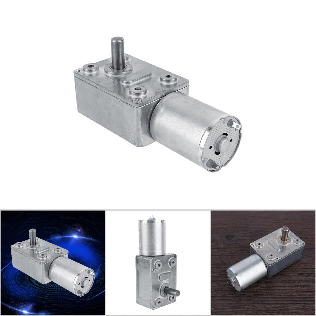 DC 24V Schneckengetriebemotor 100 U/min - Selbsthemmender Motor Mit Hohem Drehmoment