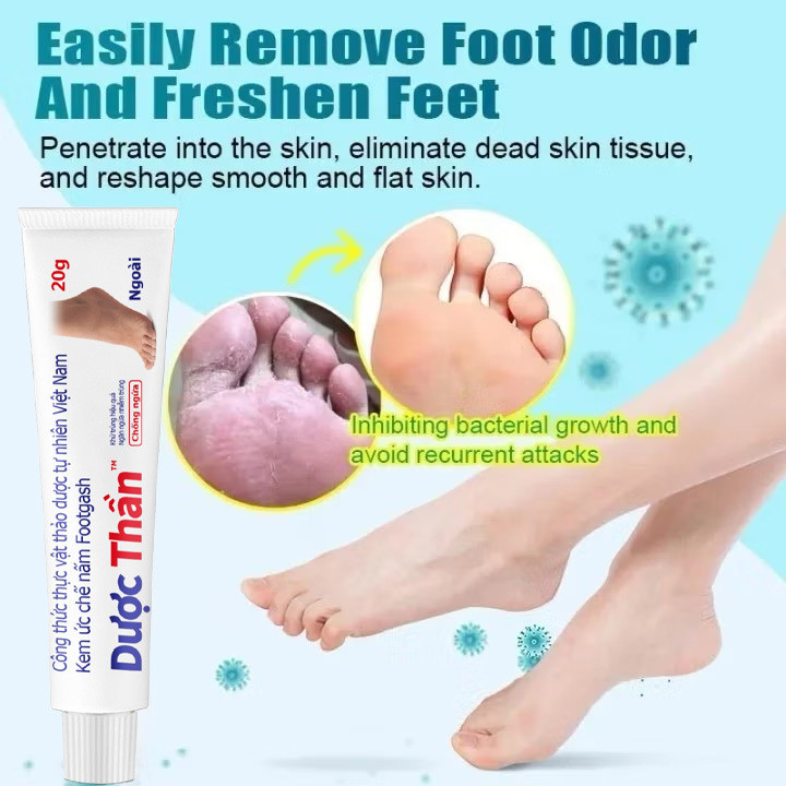 20g Duoc Than Foot Cream Feet Moss Itch Decrustation Itching Ointment ...