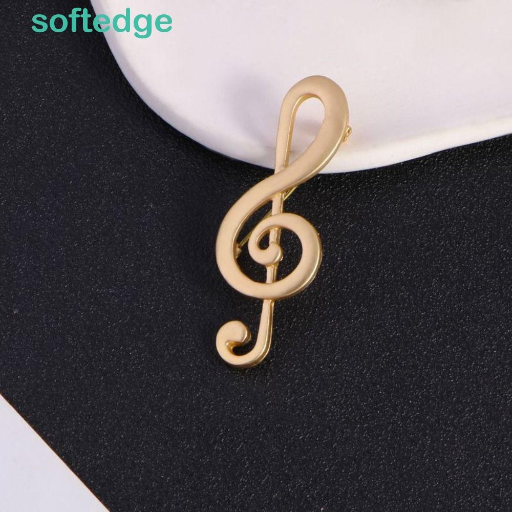 SOFTEDGE Eighth Note Pin, Music Instrument Music Note Treble Clef Pins ...