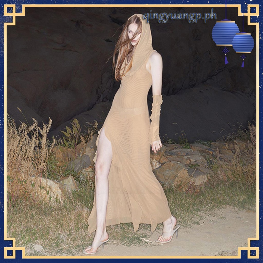 princess polly baby blue dress Leslie Amon Roselle Midi Mesh Dress In 90s Hibiscus