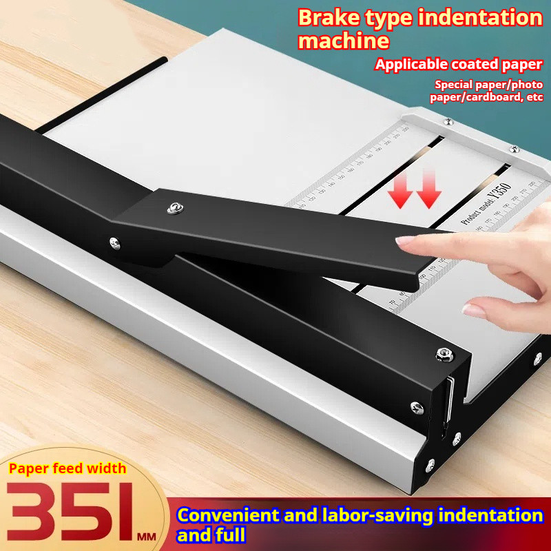 A3+Paper Indenting Machine Manual Folding Machine Y350 Paper Pressing ...