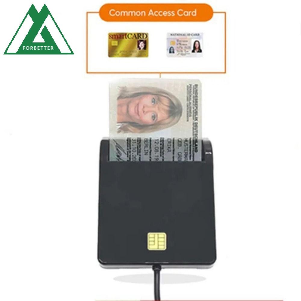 FORBETTER Smart Card Reader, Bank Card IC/ID EMV USB 2.0 USB Smart Card ...