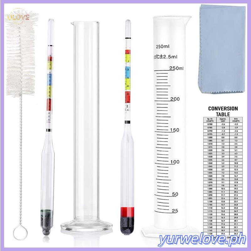 Hydrometer for Home Brew Beer,Hydrometer Test Kit, Triple Scale Hydrometer for Wine Making Kit