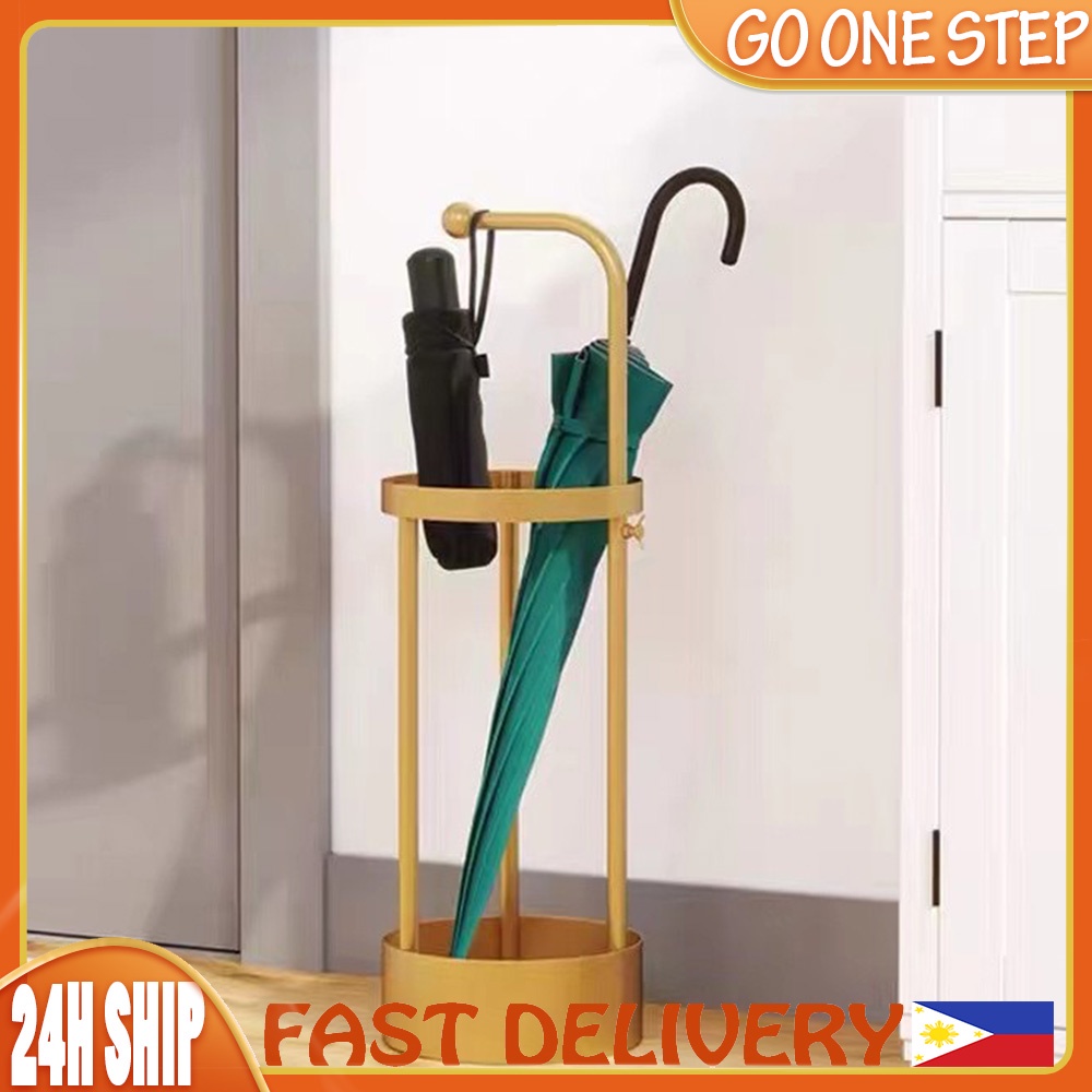 Umbrella Rack Iron Umbrella Bucket Drain Umbrella Storage Rack With