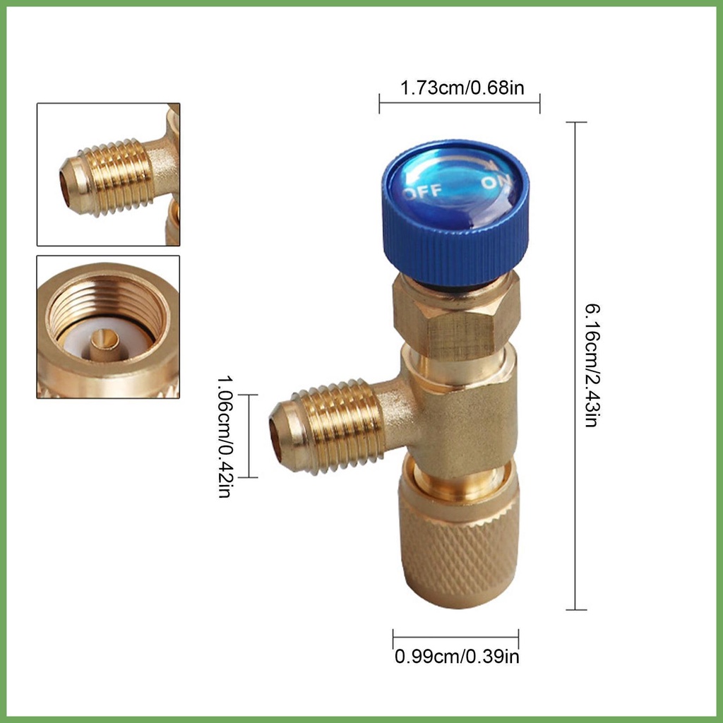 Car Refrigerant Valve Refrigerant Ball Valve Control Charging Valves ...