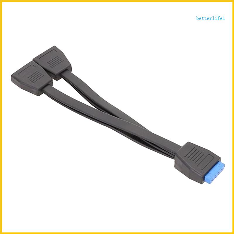 BTM 19Pin USB Header USB3 0 1 to 2 Splitter Internal USB Extension