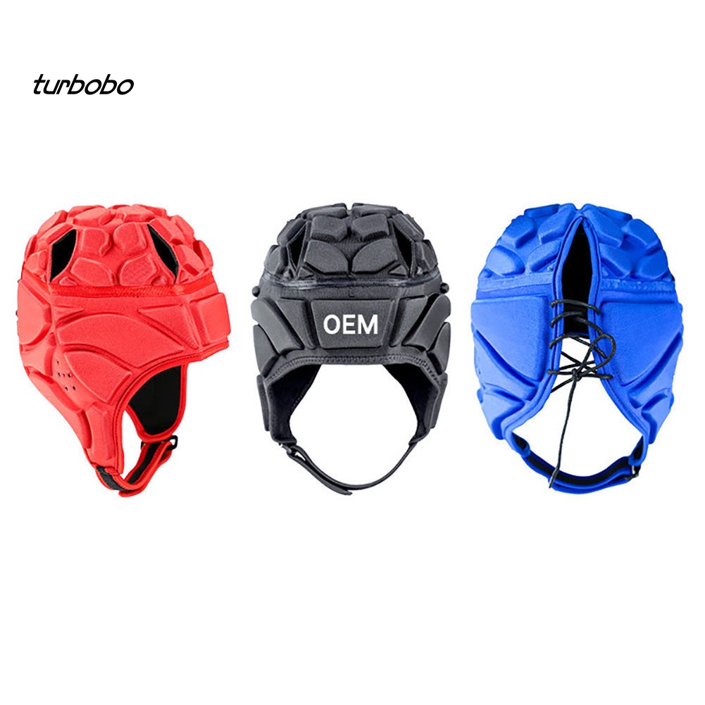 turbobo Kids Adult Rugby Soccer Goalkeeper Helmet Thick EVA Goalie Head