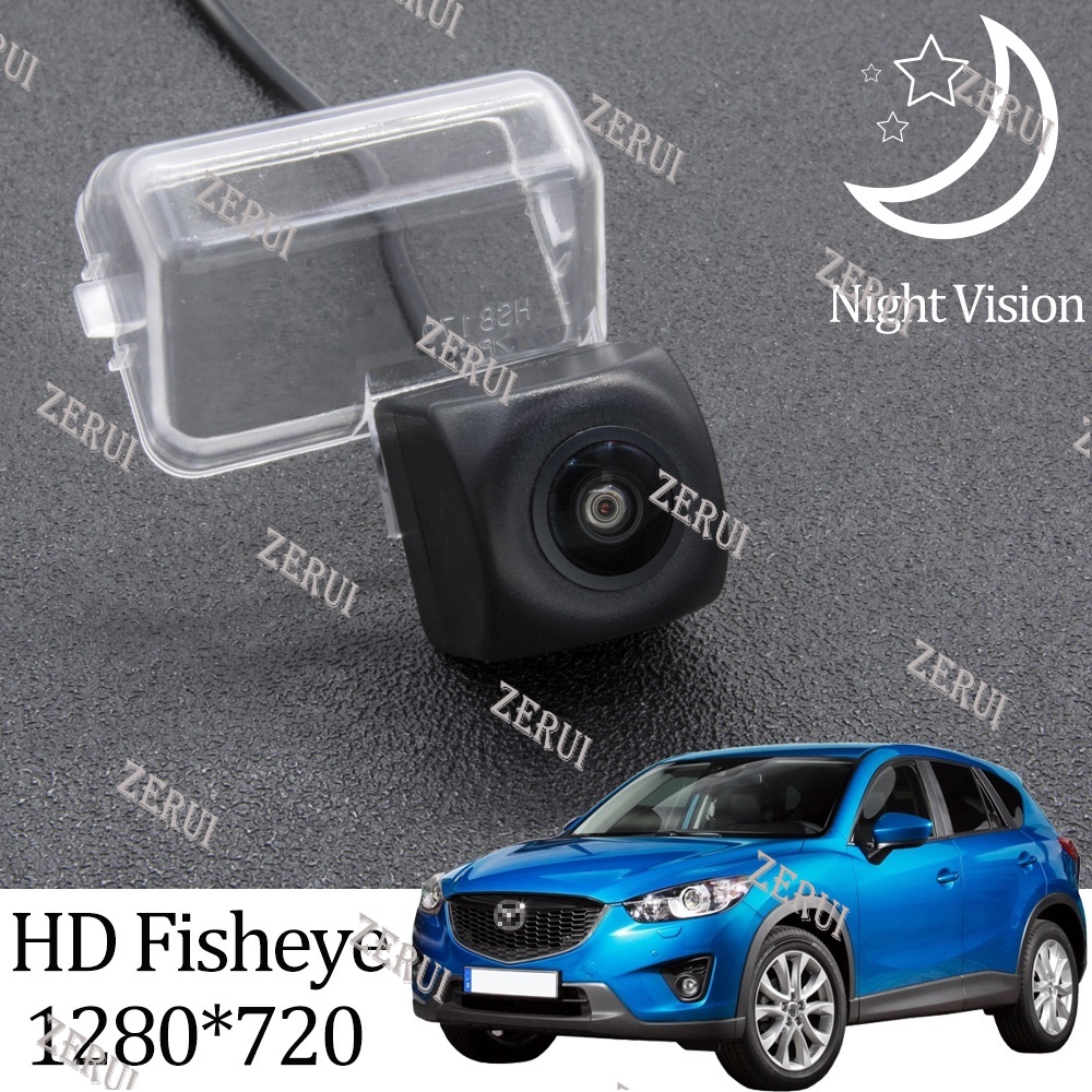 ZR For HD 1280*720 Fisheye Rear View Camera For Mazda CX-5 CX5 KE 2012 ...