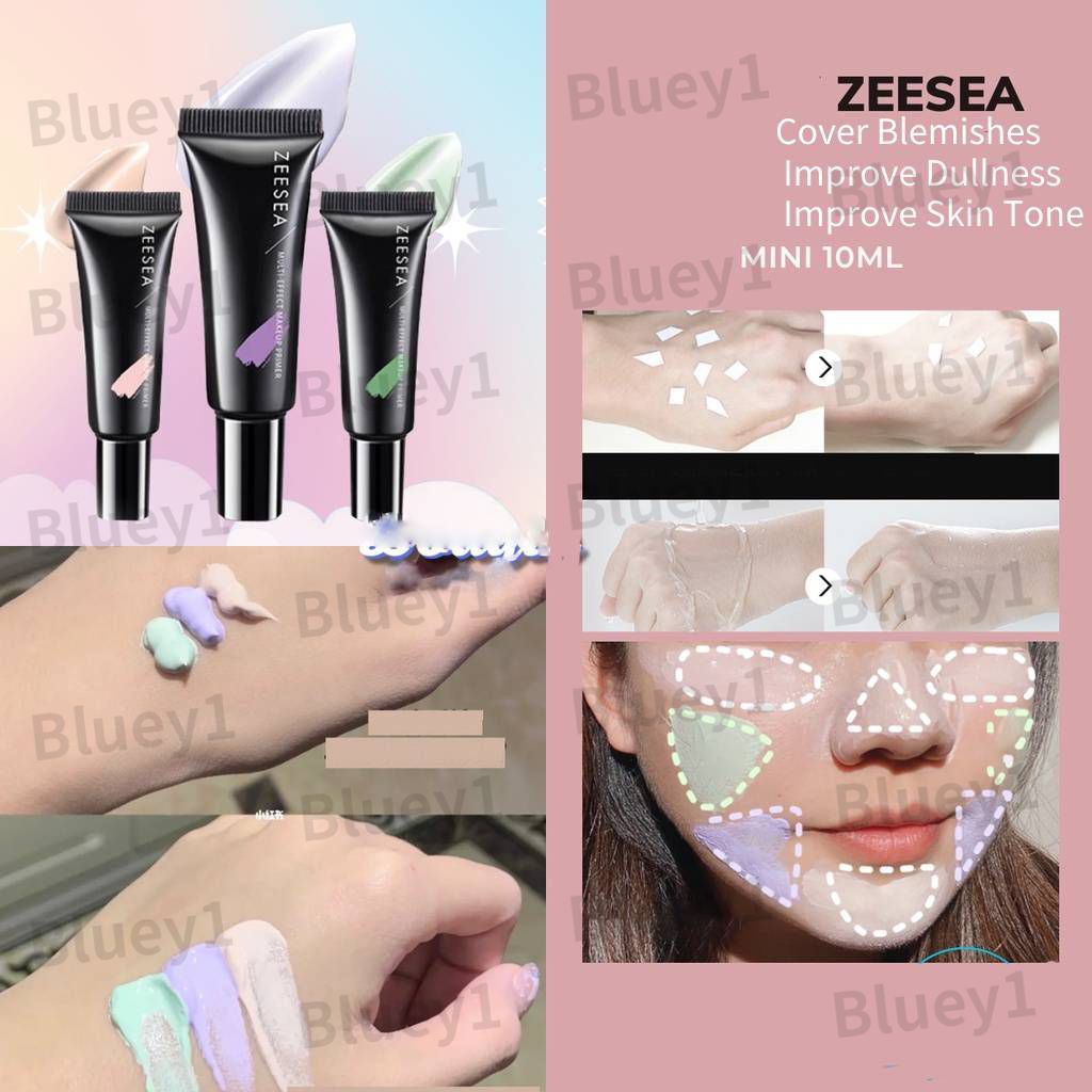 [available] Zeesea 10g Colorful Primer Restores Moisturizing Oil Multi ...