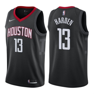 Men 13 Chris Paul Jersey Black Houston Rockets Jersey Swingman