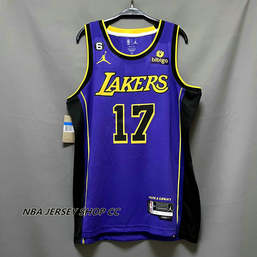 2022-23 Men's New NBA Los Angeles Lakers Statement Edition 17 Dennis ...