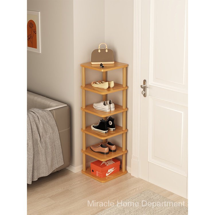 Small narrow mini shoe rack artifact storage multi-layer multi-layer ...