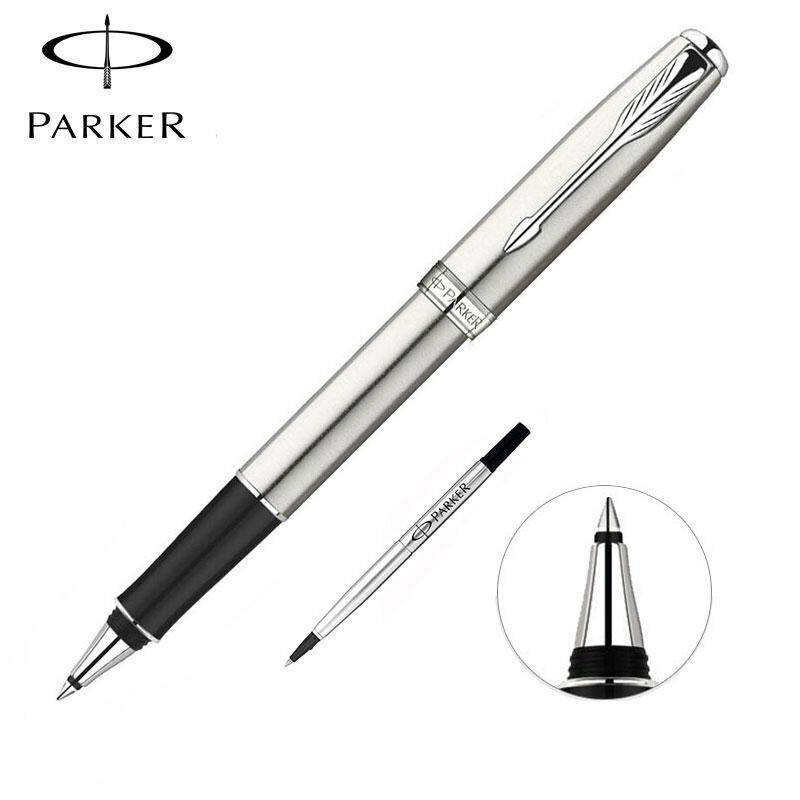 PARKER Sonnet Rollerball Pen, Matte Black Lacquer with Gold Trim
