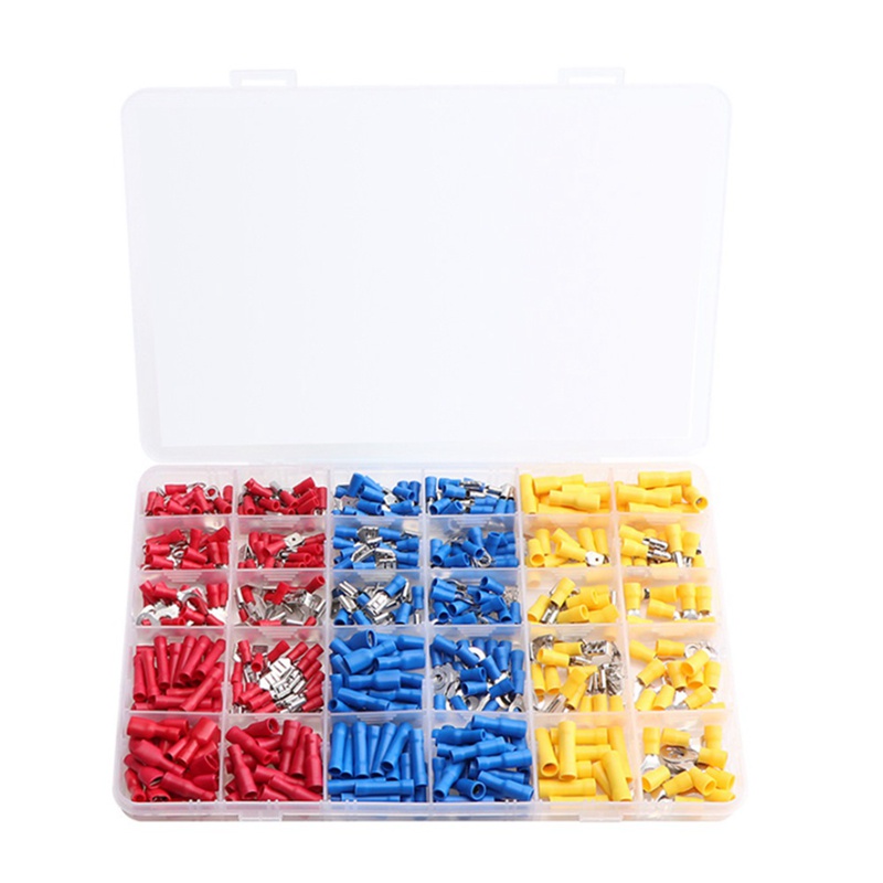 [Pretty]1200Pcs Wire Connector Insulated Electrical Wire Terminals Wire ...