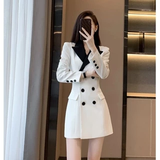 Shop coat dress white for Sale on Shopee Philippines