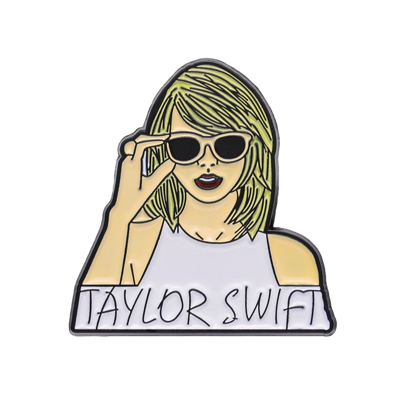 1989 Swift Taylor Guitar Enamel Pin Lapel Taylor Swift Pin Badges ...