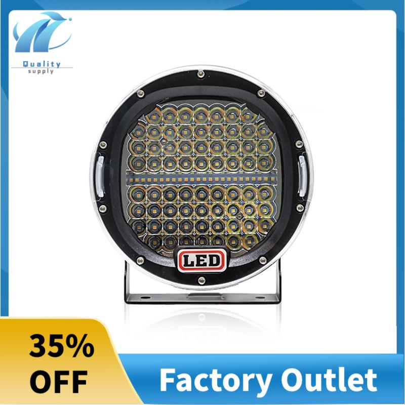 Superb 7 Inch 300W Offroad LED Work Light Bar White+Amber, Round