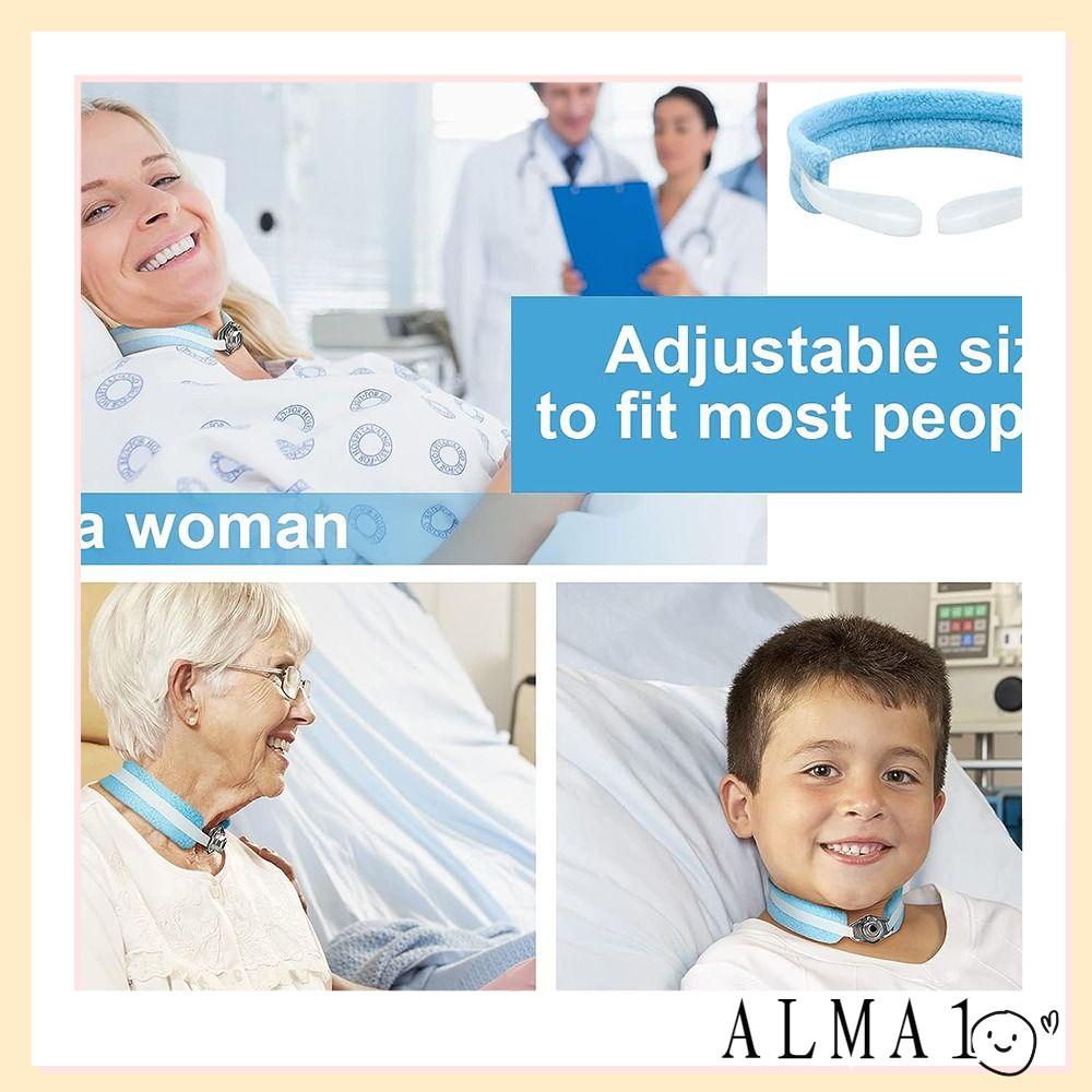 ALMA Tracheostomy Tube Holder, Adjustable Care Kits Foam Trach Tie
