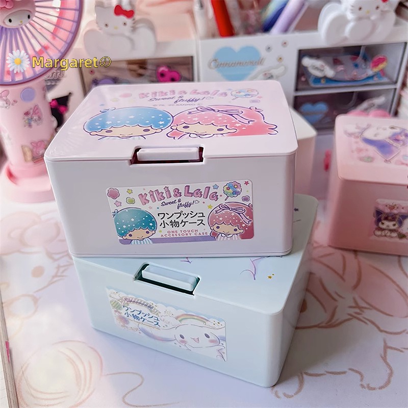 [Margaret] Creative Sanrio My Melody Cinnamoroll Jewelry Organizer Flip ...