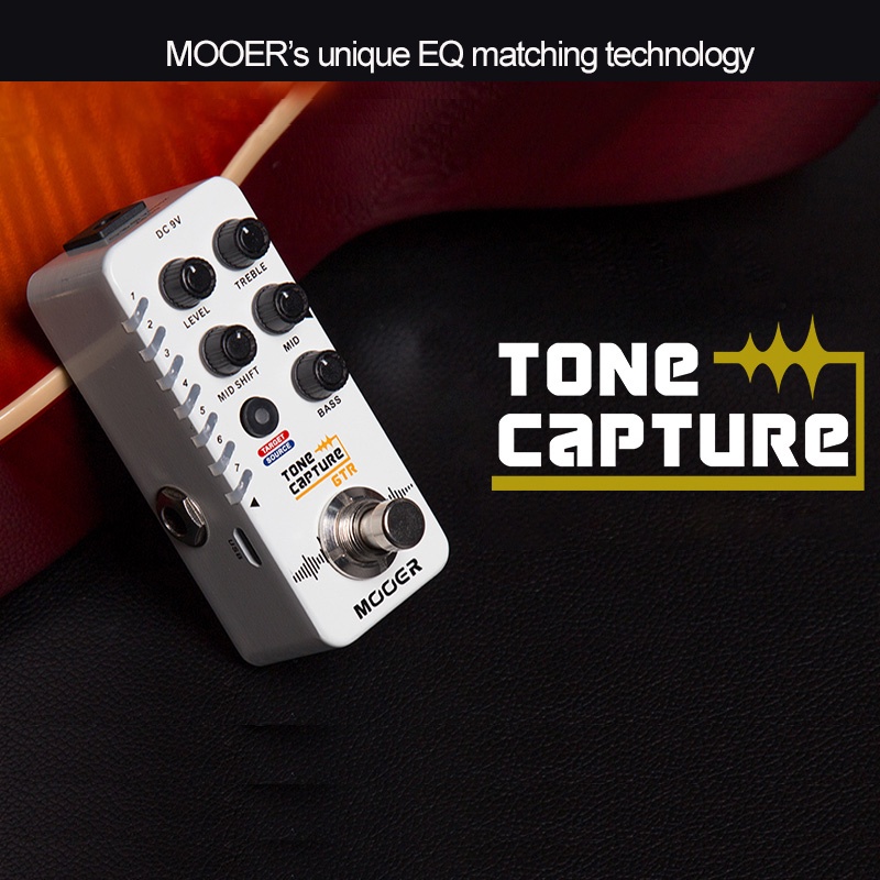MOOER Tone Capture GTR Guitar Pedal Capturing Target Guitar’s Tone