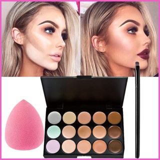 UCANBE Face Concealer Contour Cream Makeup Palette - 8 Colors Exquisite  Facial Camouflage Contouring Corrector Pallet Full Coverage Make Up Kit (01)