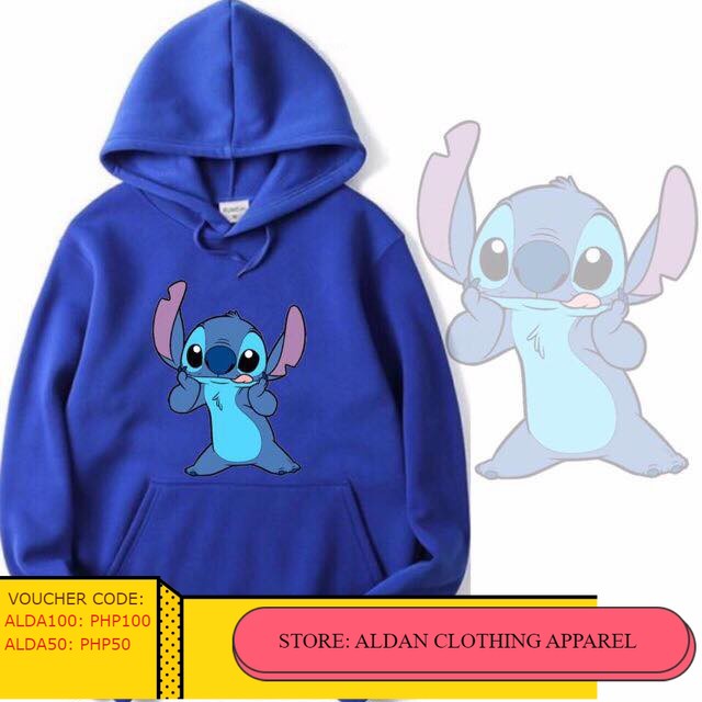 Stitch Hoodie Jacket Men Women Long Sleeve Family / Couple Jacket Gift ...