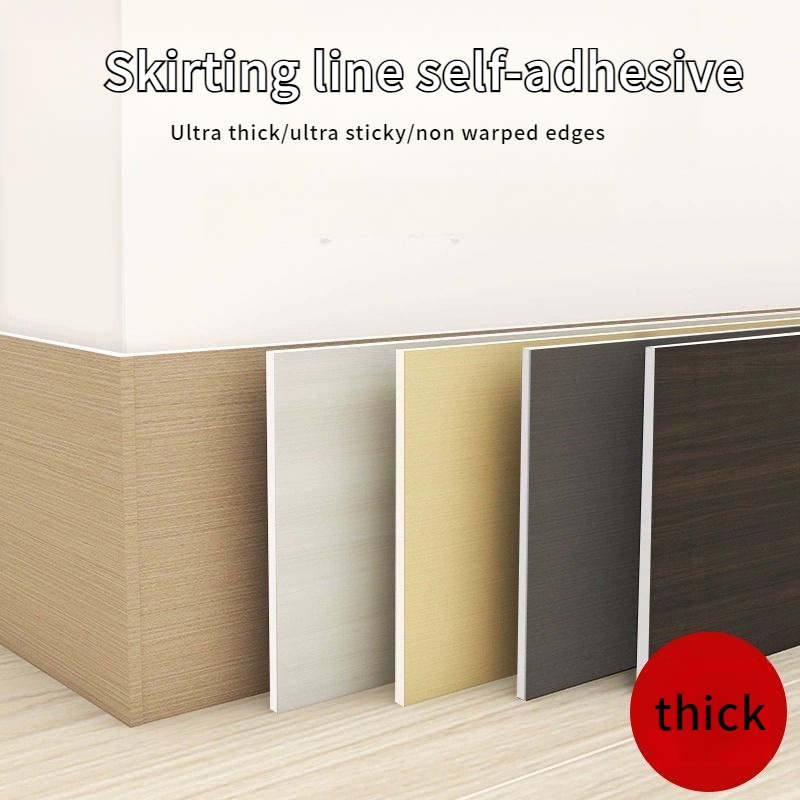 Baseboard SelfAdhesive Wall Stickers Waterproof MoistureProof pvc