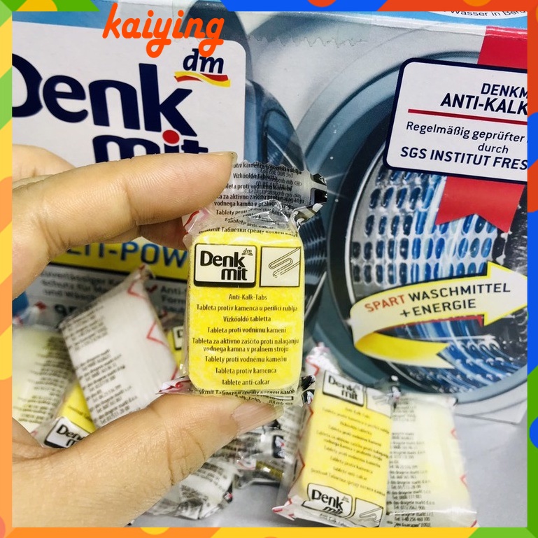 Washing machine cleaning particles, Denkmit washing machine cleaning