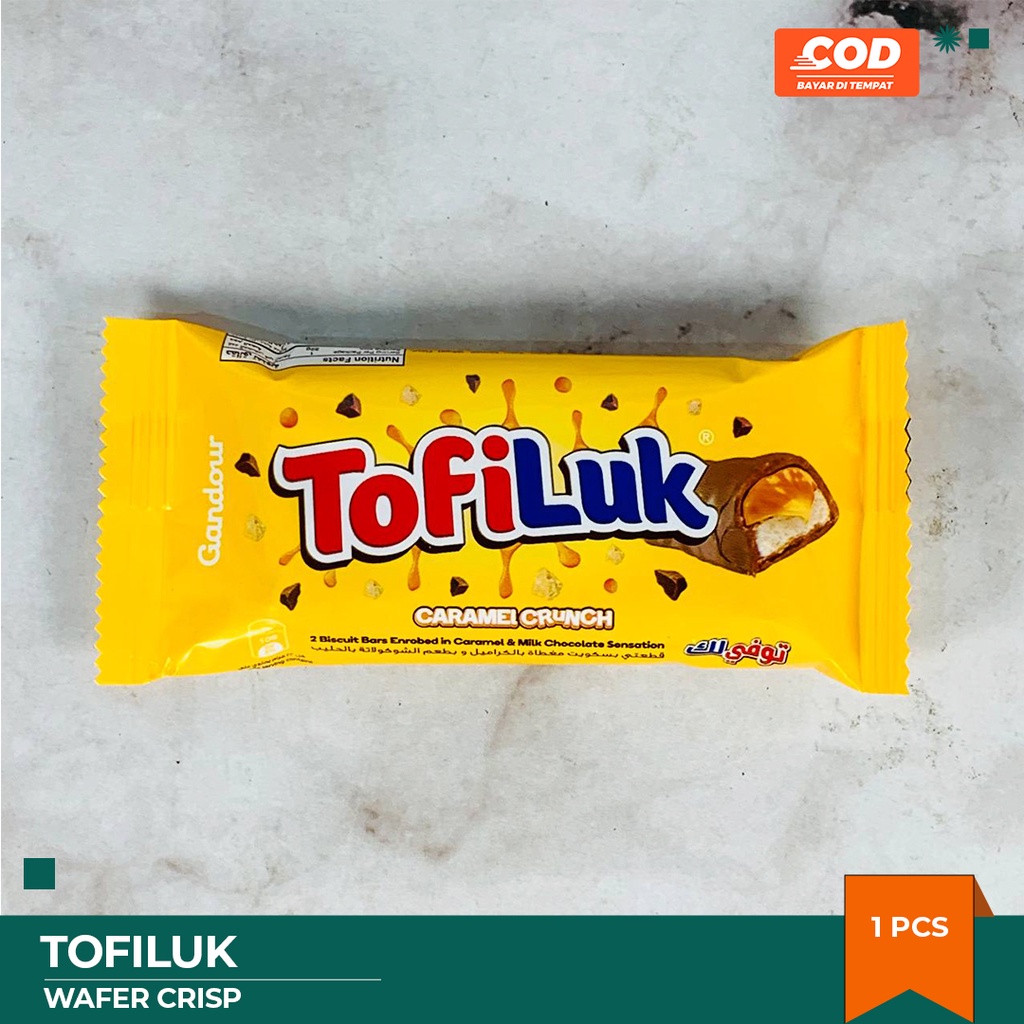 Chocolate TOFILUK CARAMEL CRUNCH GANDOUR PREMIUM ORIGINAL 1pcs | Shopee ...