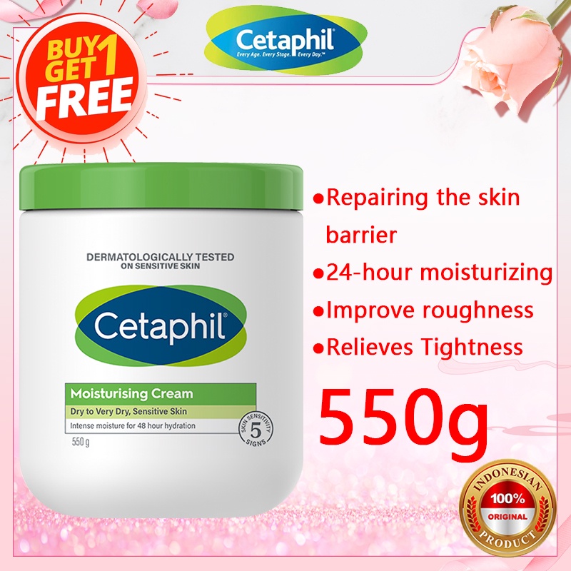 Cetaphil Moisturizer Cream for Face and Body Moisturizing Suitable for