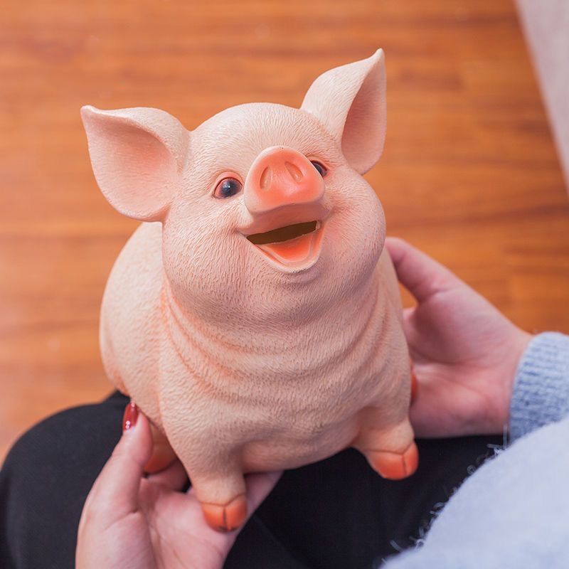 Larger Size Pig Piggy Bank Child Piggy Bank Household Items Children ...